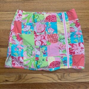Lilly Pulitzer Colorful Patterned Skort